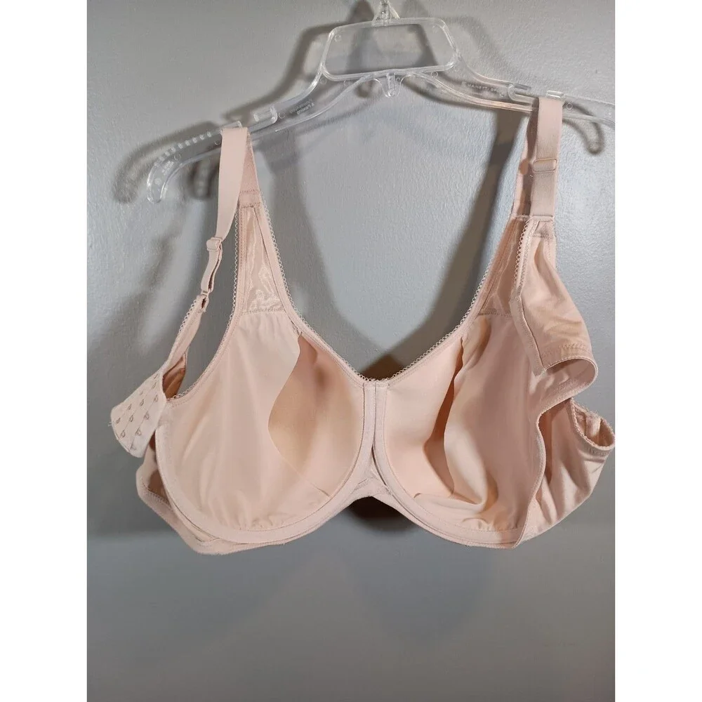 Wacoal Basic Beauty Spacer Underwire T-Shirt Bra 853192 Beige Nude Size US 46D